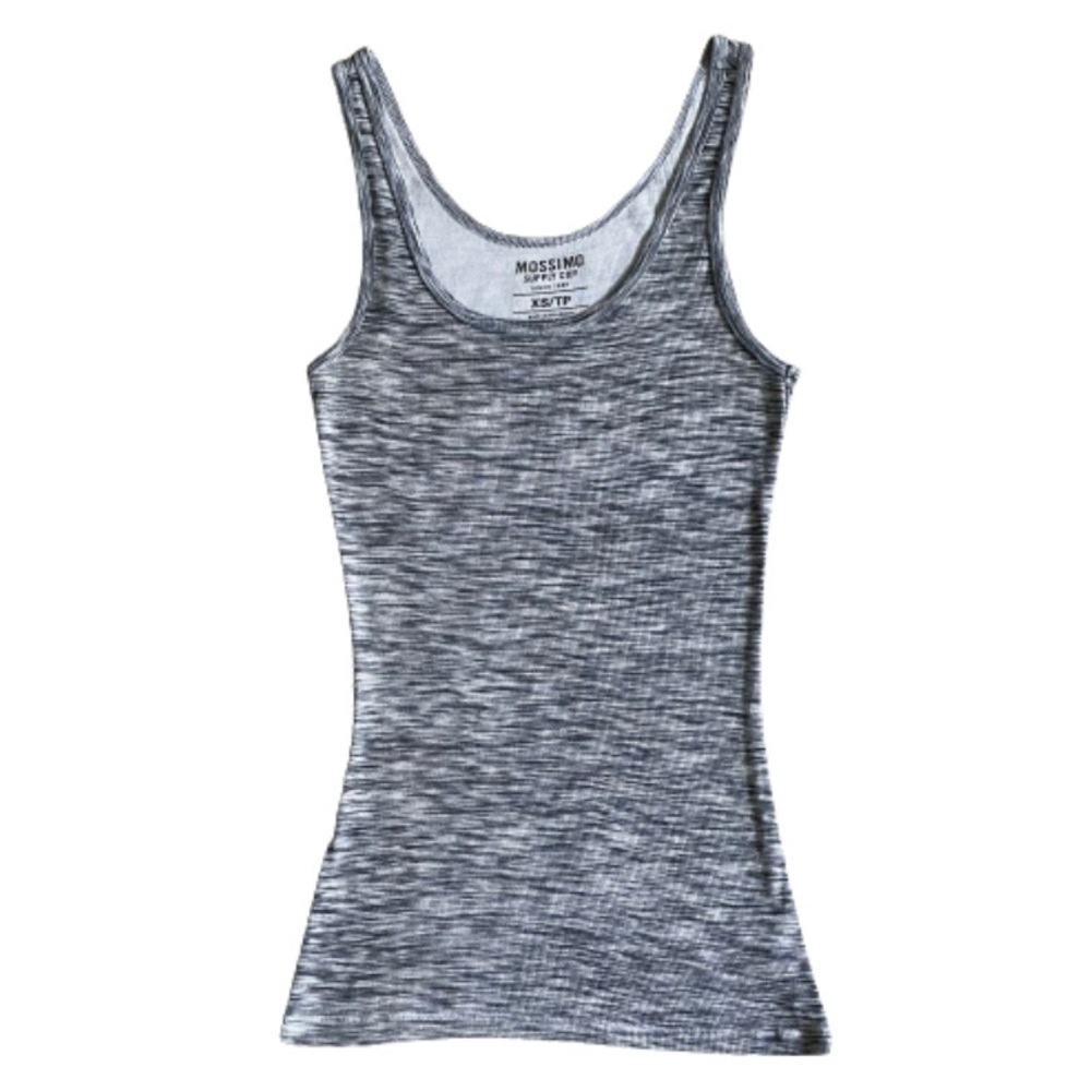 Mossimo Gray White Space Dyed Tank Top​​​​​​​​​​​​​​​​​​​​​​​​​​​